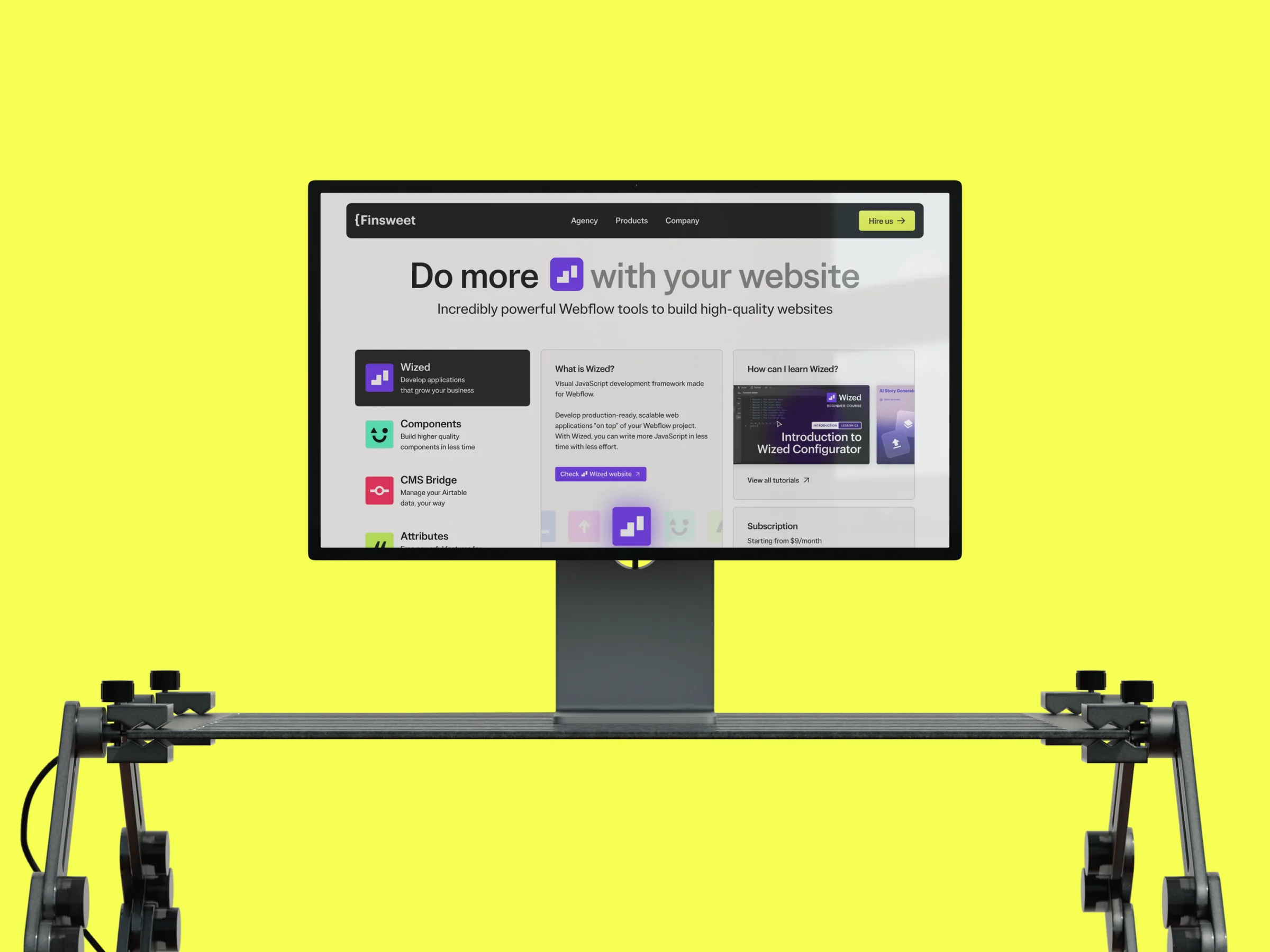 The product suite, presented like the tools it is: sharp, quiet, ready to use.