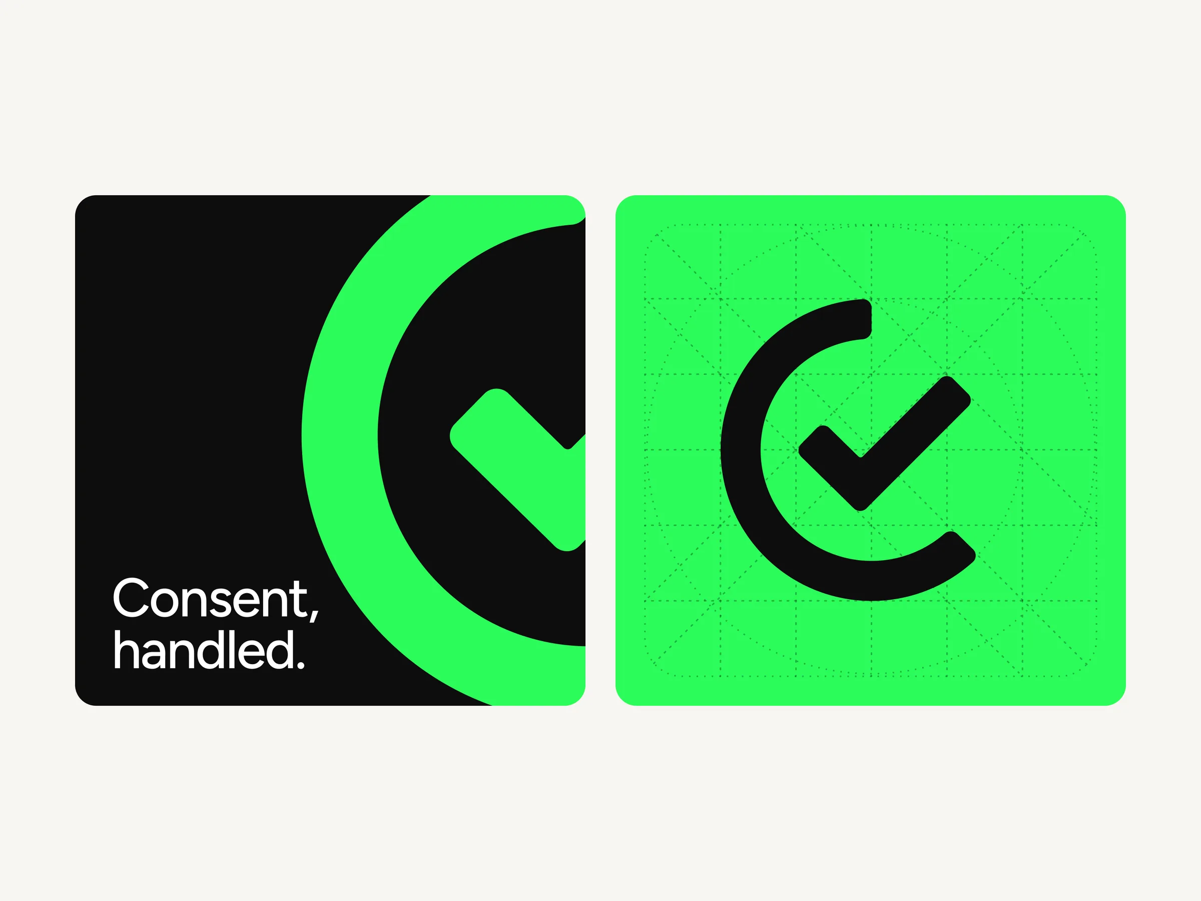 Consent, handled. A check inside a C.