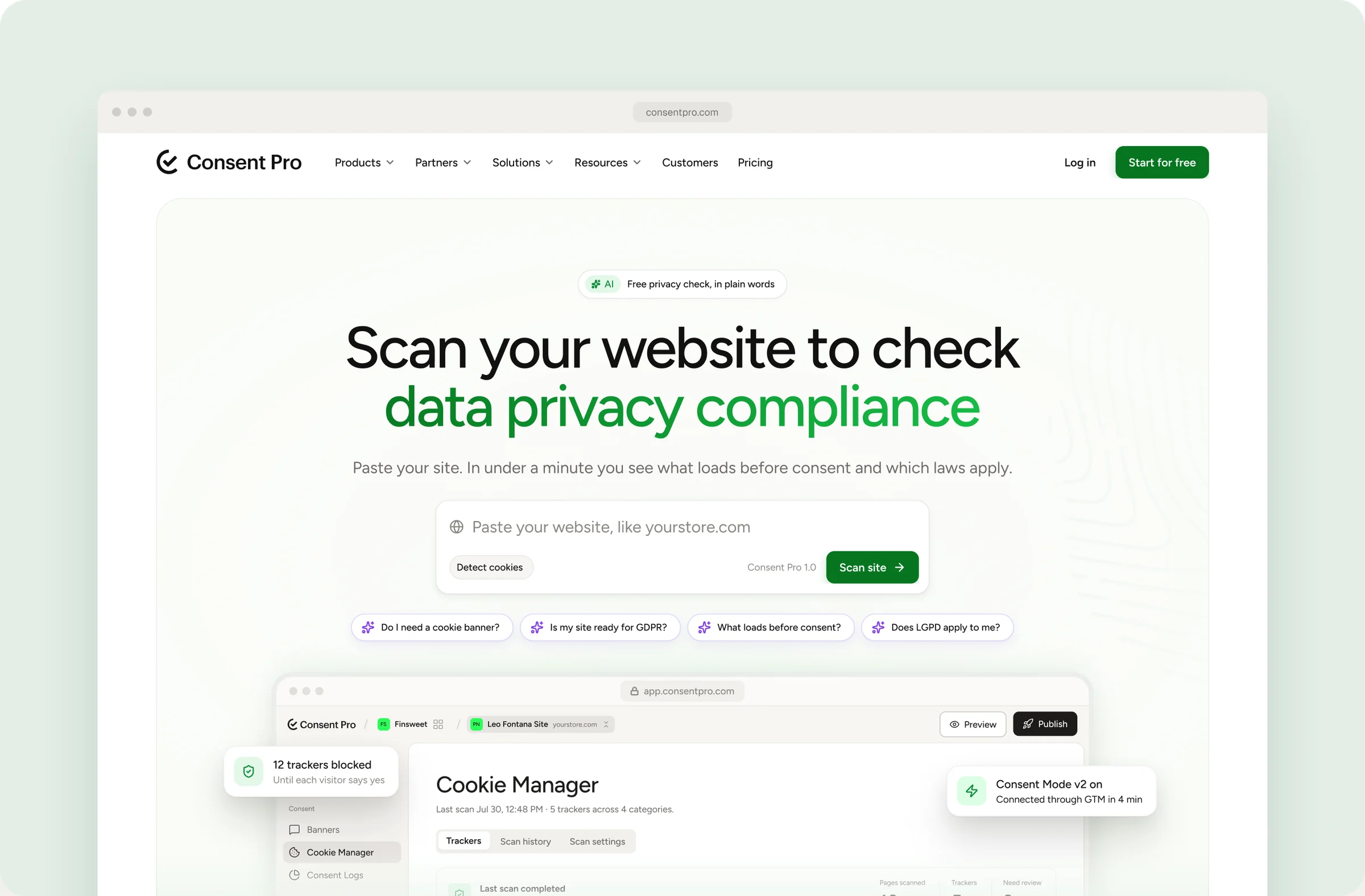 Scan your website and see what needs fixing, in plain words.